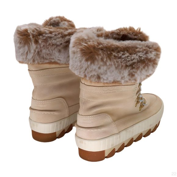 Sperry Women's Torrent Winter Lace Up Snow Boot, Ivory, Size 8.5 - Picture 2 of 5